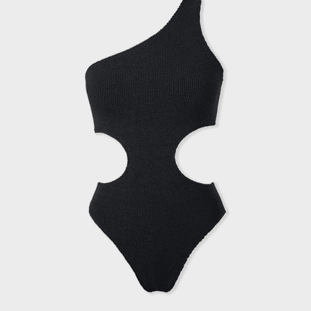 Maillot De Bain 1 Pièce Découpe Côte En Matière Extensible thumbnail 4