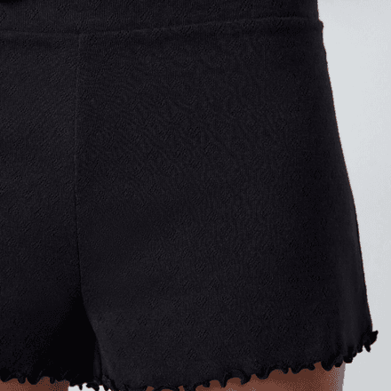 Short De Pyjama En Coton En Pointelle thumbnail 3