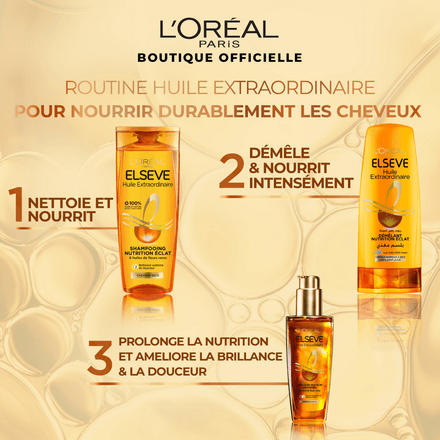 Huile Extraordinaire - Shampooing nutrition cheveux normaux à secs 400ML thumbnail 3