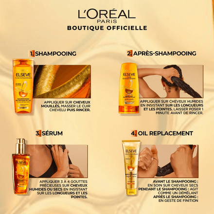 Huile Extraordinaire - Shampooing nutrition cheveux normaux à secs 400ML thumbnail 4