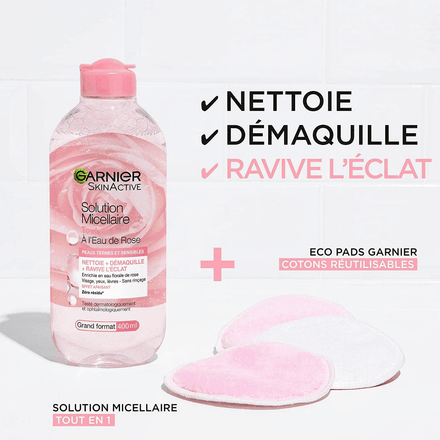 Skin Active - Eau Micellaire À L'eau De Rose thumbnail 3