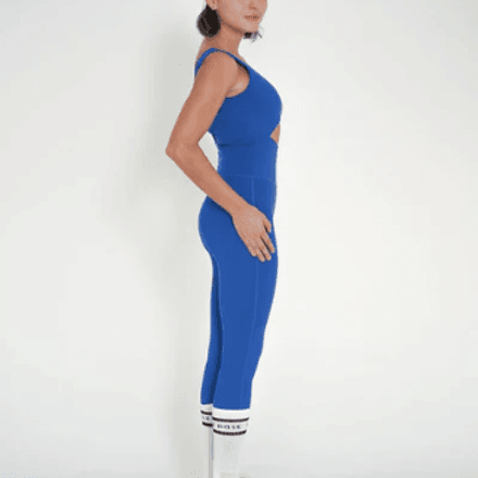 Jump Suit - Cut Out- Blue Electric thumbnail 2