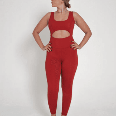 Jump Suit - Cut Out- Red Cherry thumbnail 1