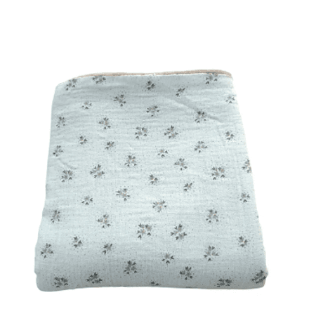 Couverture à motif en gaz de coton thumbnail 1