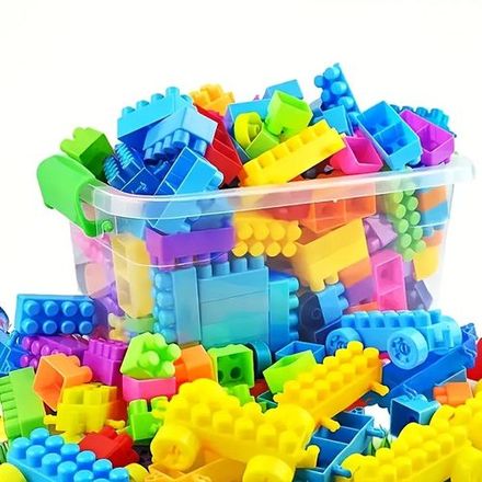 Blocs de Construction Enfants – 100 Pièces Diy Colorées – Jouet Éducatif et Créatif Fille & Garçon – Idée Cadeau Originale thumbnail 3