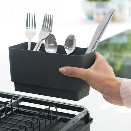 Brabantia Dark Grey Large Dish Drying Rack thumbnail 1