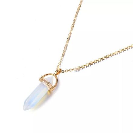 Collier Pendentif en Cristal Irrégulier thumbnail 1