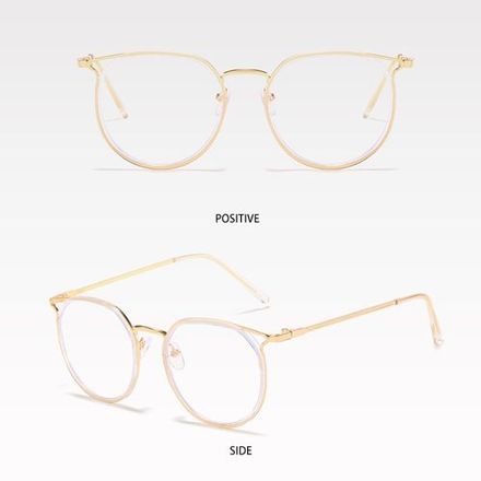 Lunettes rondes Anti-lumière bleue thumbnail 2