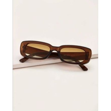 Lunettes de soleil rétro rectangulaire thumbnail 2