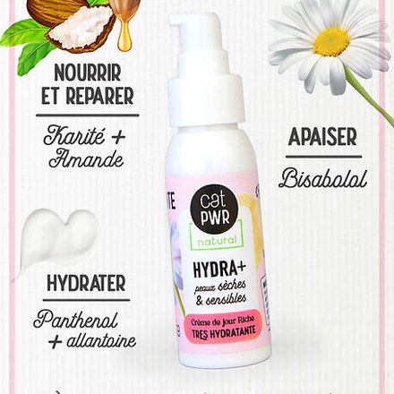 Hydra+ Crème Très Hydratante et Apaisante pour peaux Sèches et Sensibles thumbnail 2