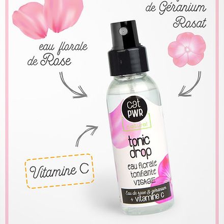 Tonic Drop Brume Visage Tonifiante à l'eau de Rose & Vitamine C thumbnail 2