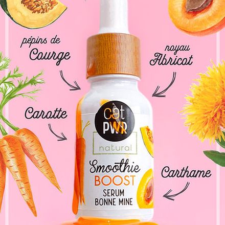 Smoothie Boost Sérum de Nuit Bonne Mine à l'huile D'abricot & Carotte thumbnail 2