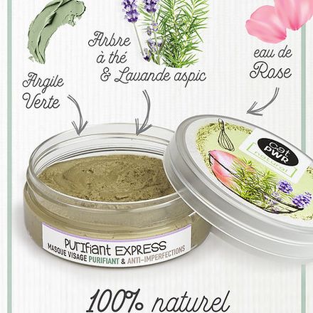 Purifiant Express Masque Visage Peau Mixte à Grasse Boutons + Acné thumbnail 2