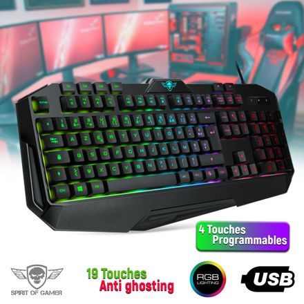 Clavier Pro-K8 Rétro-éclairage RGB thumbnail 2