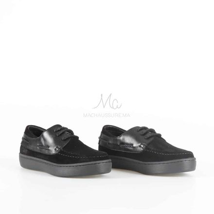 JERSEY - Mocassins en Daim Enfant en Bleu thumbnail 3