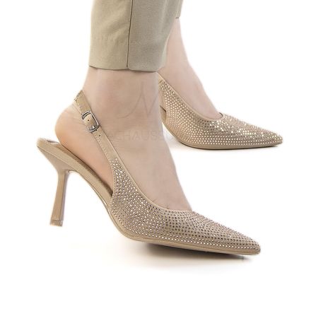 Glam – Escarpin À Talon En Beige thumbnail 4