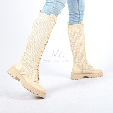 Graciella - Bottines En Beige thumbnail 4
