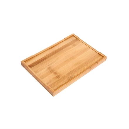 Ensemble de 2 Plateau Bambou Rectangulaire Pour Présentation et Services thumbnail 2