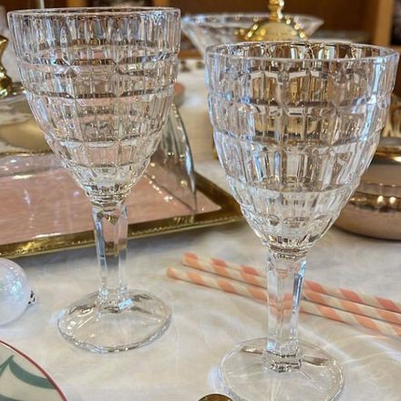 Set De 6 Verres à Pied Transparent  Cristal thumbnail 1