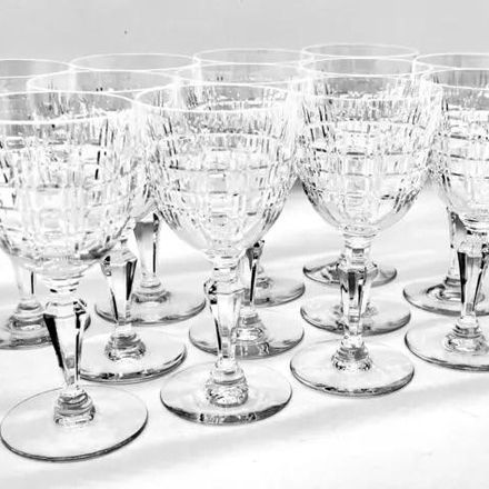 Set De 6 Verres à Pied Transparent  Cristal thumbnail 2