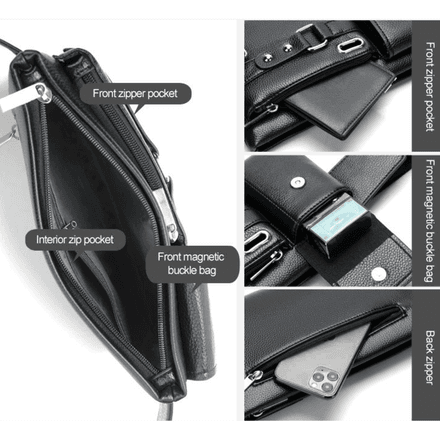 Sac de Taille Pratique avec Poche, Parfait pour Voyage, Activité, Sport, Travail thumbnail 2