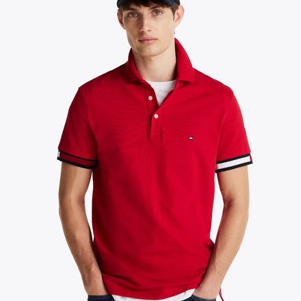Flag Cuff Slim Polo thumbnail 1