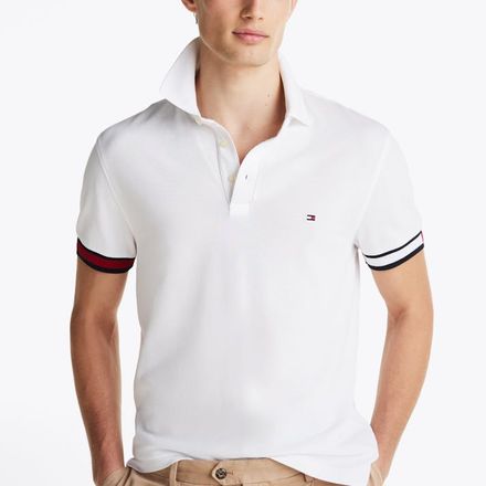 Flag Cuff Slim Polo thumbnail 1