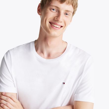 Flag Embroidery Crew Neck T-shirt thumbnail 3