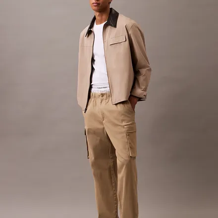 Pantalon Cargo Droit en Coton thumbnail 2