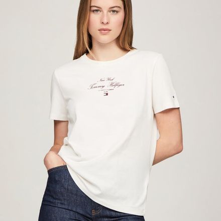 Regular Script Crew Neck T-shirt thumbnail 1