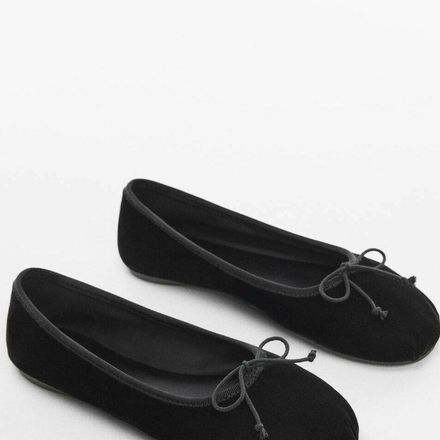 Ballerines Velours Nœud thumbnail 1