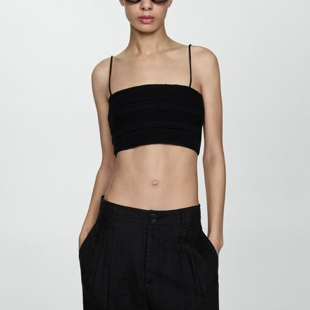 Crop Top Texturé thumbnail 1