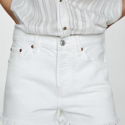 Short en Jean Revers Effilochés thumbnail 4