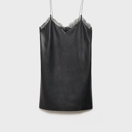 Robe Style Lingerie Simili-cuir thumbnail 1