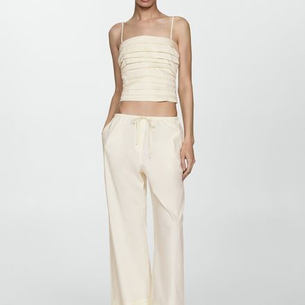 Pantalon Wide Leg Coton thumbnail 2