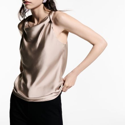 Top Satin Col Bénitier thumbnail 1