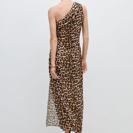 Robe Asymétrique en Imprimé Animal thumbnail 3