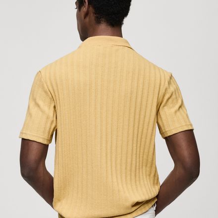 Polo Regular-fit Coton Maille Côtelée thumbnail 3