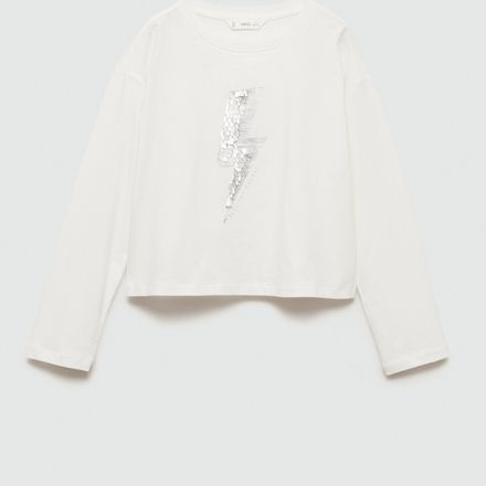 T-shirt Imprimé Paillettes thumbnail 1