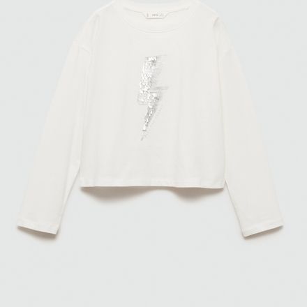 T-shirt Imprimé Paillettes thumbnail 2