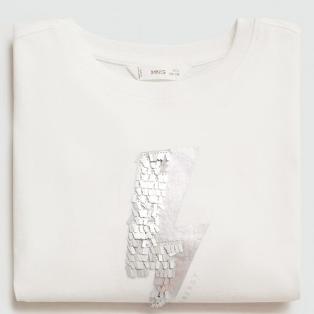 T-shirt Imprimé Paillettes thumbnail 3