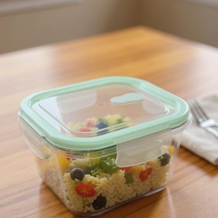 Boîtes Couvercle Transparent à Compartiment en Pyrex Peut Aller au Four 1000 Ml -compatible Lave Vaisselle Durabilité Accrue thumbnail 1
