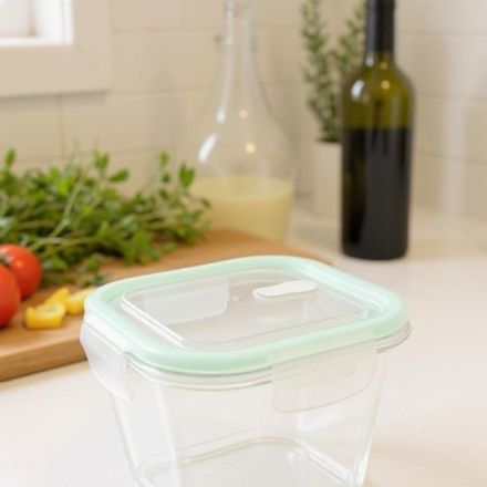 Boîtes Couvercle Transparent à Compartiment en Pyrex Peut Aller au Four 1000 Ml -compatible Lave Vaisselle Durabilité Accrue thumbnail 4