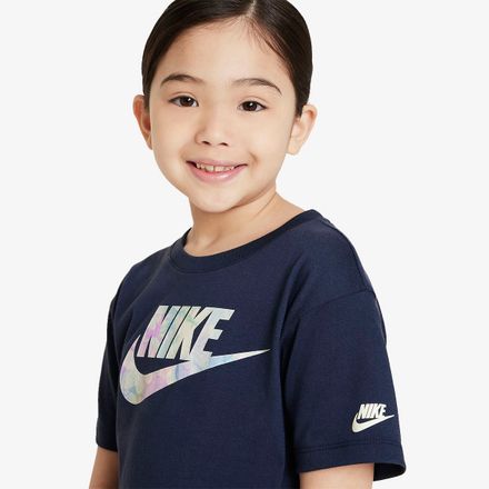 Nike Sci-Dye Boxy Tee Little Girl's T-Shirt thumbnail 2