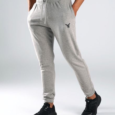 Essential Pantalon De Sport Coton Gris Chiné thumbnail 1