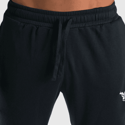 Essential Pantalon De Sport Coton Noir thumbnail 3