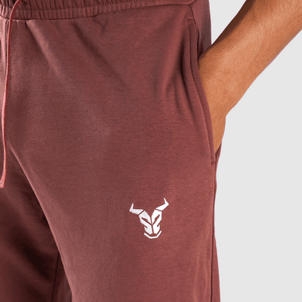Essential Pantalon De Sport Coton Bordeaux thumbnail 3