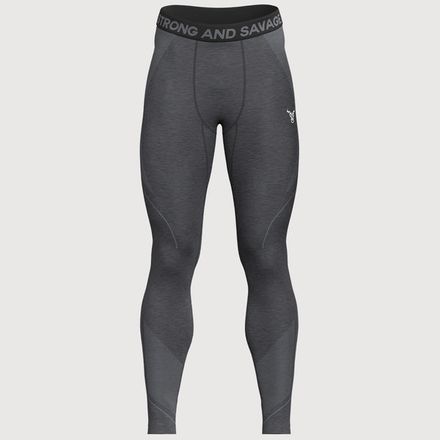 Progress Seamless Leggings Homme Noir Chiné thumbnail 1