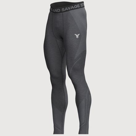 Progress Seamless Leggings Homme Noir Chiné thumbnail 2