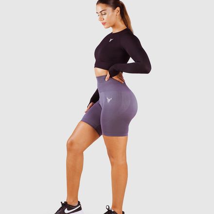 Essential Seamless Haut Court Femme Noir thumbnail 4